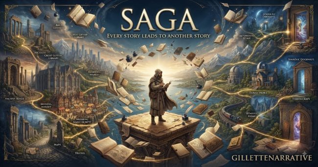 GilletteInternational — cover of the English edition: seven sagas from the Gillette universe by Ferdinando Frega